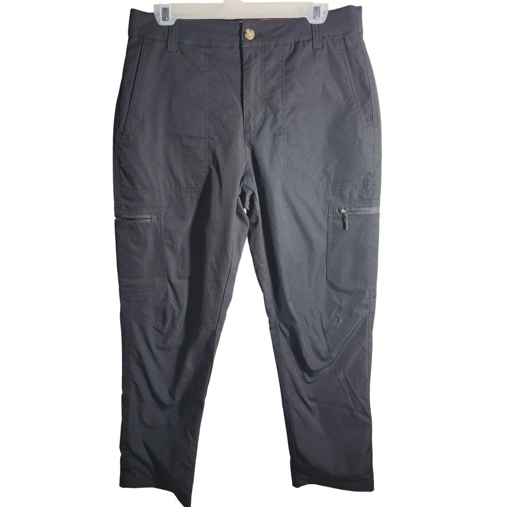 ZeroXposur Men's Cargo Pants Black Size 32x30 Zip‎ Pockets Outdoor Travel
